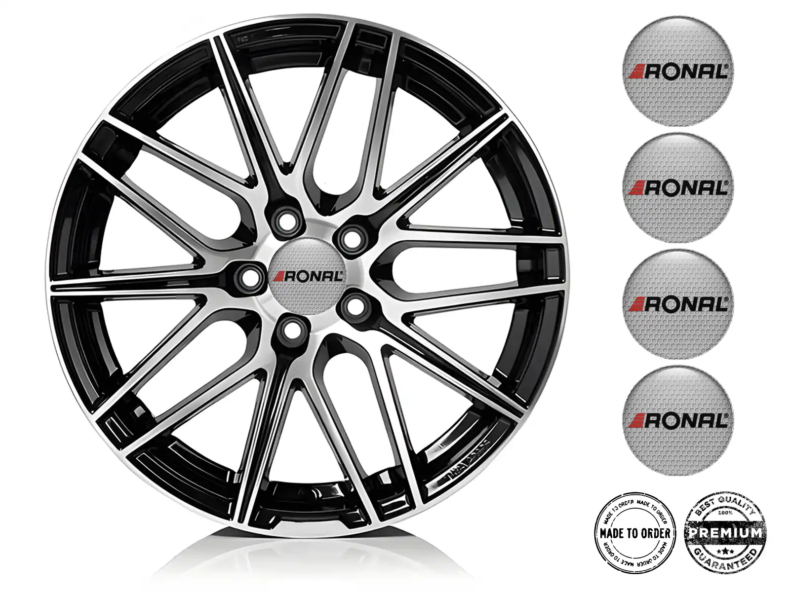 Ronal Radplaketten Ausgabe Premium Autoembleme